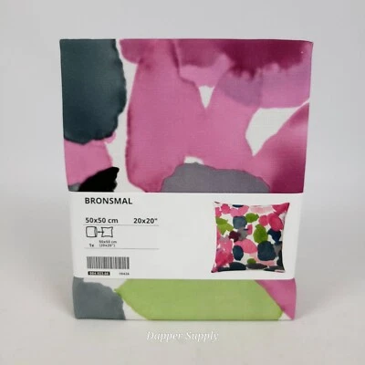 (Lot Of 2) Ikea Bronsmal Cushion Cover 20 x 20" Cotton Multicolor Pillow Cover - Image 1 of 4
