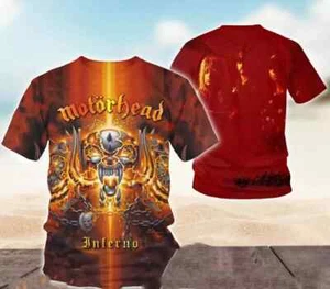 Motorhead Band Sacrifice Album Cover AOP 3D T-shirt - Picture 1 of 3
