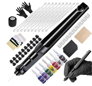 Maquinas Rotativas De Tatuar Kit Completo Profesional Con Tintas Para Tatuaje - Picture 1 of 5
