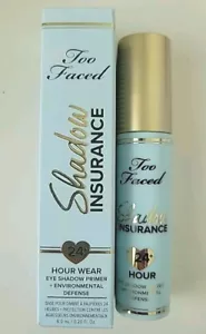 Too Faced SHADOW INSURANCE 24+ Hour Wear Eye Shadow PRIMER - 0.2oz/6ml - NEW - Picture 1 of 2