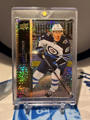 2021-22 Upper Deck Kyle Connor Speckled Rainbow Foil Winnipeg Jets Mint - Image 1 of 2