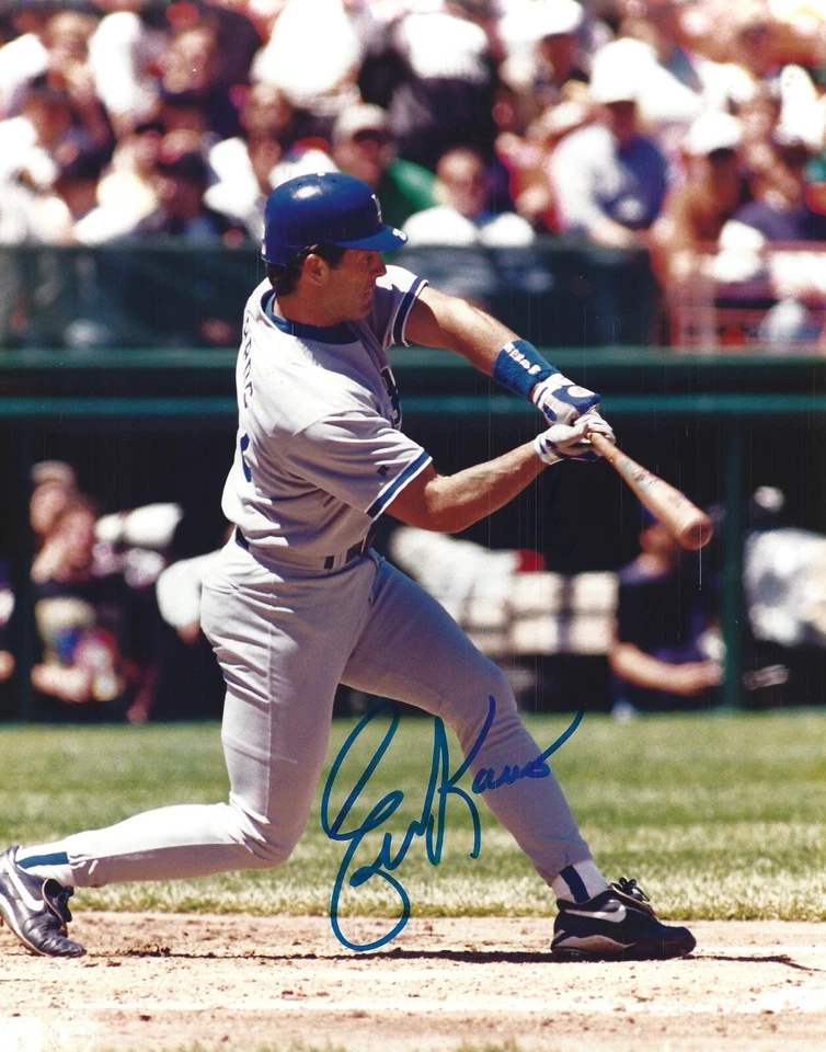 Eric Karros Autographed Signed 8x10 Photo - MLB Dodgers Cubs A's - w/COA - Image 1 of 1