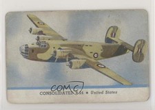 1944 Leaf Card-O Aeroplanes Series C R112-4 Consolidated B-24 #B-24 3c7