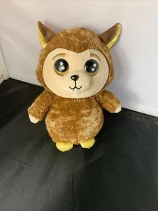 Lil Peepers HALLOWEEN Brown WEREWOLF 9" Plush Stuffed Animal Soft Russ Fangs AS - Picture 1 of 7