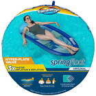 Spring Float Inflatable Pool Lounger with Hyper-Flate Valve