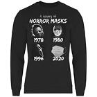 A History of Horror Mask Halloween Purge Film Jason Serienm&#246;rder Herren Sweatshi