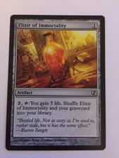 MTG Magic - Elixir of Immortality - Duel Decks : Elspeth Vs. Tezzeret - LP