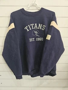 Tennessee Titans NFL Football Team Crewneck Sweatshirt Sideline Mens Size XXL - Picture 1 of 6