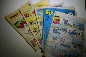 Konvolut beschädigter Comics (Fix und Foxi, Felix, Micky Maus) schlechter Zust. - Bild 1 von 8