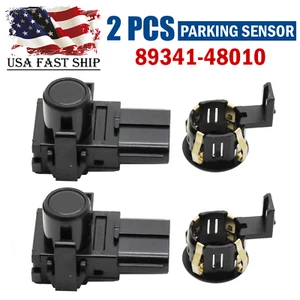 2 PCS Black PDC Backup Parking Sensor 89341-48010 For Toyota Sienna 3.5L V6 GAS - Bild 1 von 11