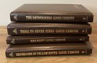 Louis L’Amour Leather Book Lot - War Party Showdown At Yellow Butte Daybreakers