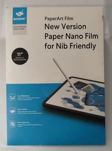 Mobdik 2 pack Paper Nano Film Nib Friendly Screen Apple iPad Pro 11" - Picture 1 of 10