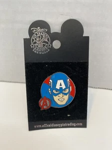 Marvel Avengers Assemble Booster ~ Captain America Individual Disney Trading Pin - Foto 1 di 2