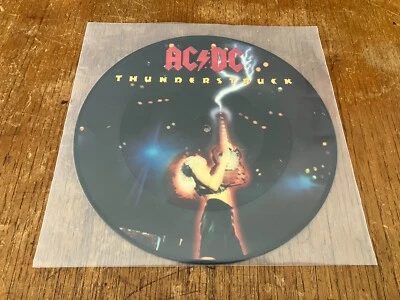 AC/DC Thunderstruck 10" PICTURE DISC Vinyl Single 1990 UK  RARE - Image 1 of 2