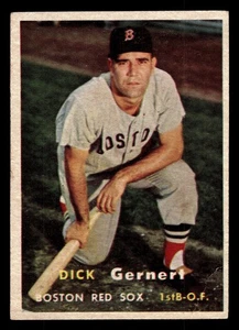 1957 Topps - Dick Gernert #202 VG LIGHT CREASE - Picture 1 of 2