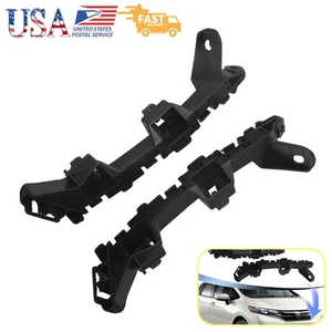 For Honda 2015-2019 ABS Front Bumper Retainer Mounting Brackets Set Direct Fit - Foto 1 di 16