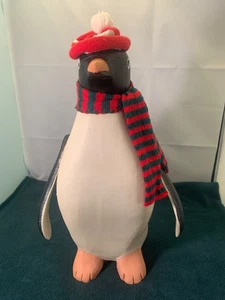 Kaiserpinguin, groß 18 Zoll Harz Weihnachten Winter Dekoration Figur Statue - Bild 1 von 10