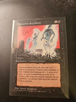 MTG - Animate Dead - French Revised FBB - EX+ - Image 1 of 2