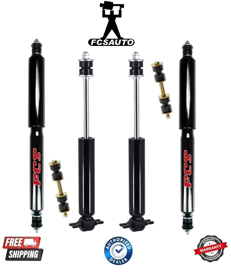 Complete Front & Rear Shock Absorber with Sway Bar Fits Ford Courier Mazda B1600 - Image 1 of 1