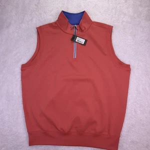 NEW Fairway & Greene Caves 1/4 Zip Golf Vest Men’s Medium NWT - Picture 1 of 5