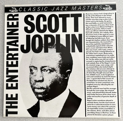 Scott Joplin the Entertainer LP 1983 Import German From Piano Rolls 1899 - 1914 - Image 1 of 4