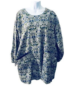 Japan VTG NWT Liberty of London Fabric Cotton Kitchen Kappōgi Smock Wm. Morris - Picture 1 of 6