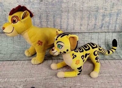 KION & FULI The Lion Guard 迪士尼乐园柔软毛绒玩具 — 第 1/4 张图片