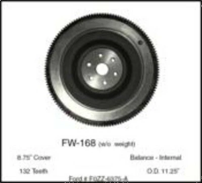 Volante embrague Pioneer FW-168 para modelos seleccionados Ford Mazda Mercury Merkur 74-94 Foto 1 de 4