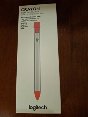 Logitech Crayon Digital Pencil for iPad Pro Air Mini Pixel Precise Drawing NEW - Image 1 of 4
