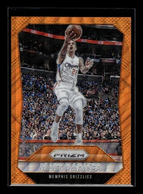2015-16 Panini Prizm #222 Matt Barnes Orange Wave Prizms Memphis Grizzlies Foto 1 de 2