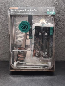 6-Piece Metal Tray/Microfiber Paint Applicator Kit W/ Free 2in Brush, New - Picture 1 of 4