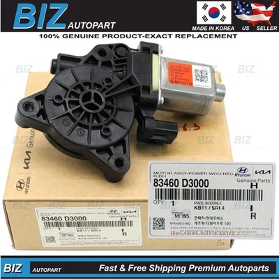 Genuine Window Motor REAR RIGHT RH for 2016-2021 Hyundai Tucson OE# 83460-D3000 - Image 1 of 4
