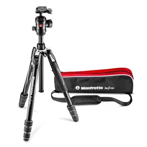 Befree GT 4-Section Aluminum Travel Tripod with 496 Center Ball Head, Black/S... - Picture 1 of 7