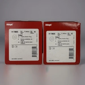 "Lote de 2 cajas Hollister 7805 Adapt 2"" anillos barrera plana 20 unidades ostomía" - Imagen 1 de 2