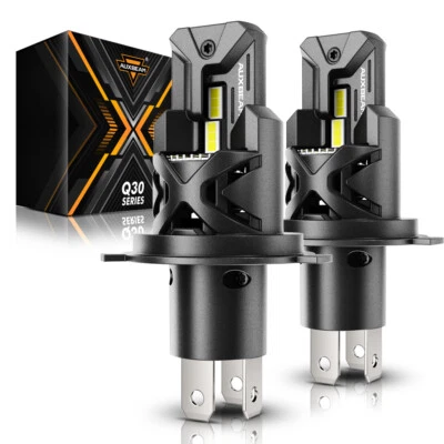 AUXBEAM Canbus 9003 H4 LED Headlight Bulbs Kit High-Low Beam 110W 30000LM White - Изображение 1 из 4