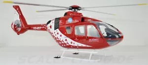 EC-135 T3 800size ARF Air Zermatt RC Helicopter Fuselage Red Painting Version - Picture 1 of 14