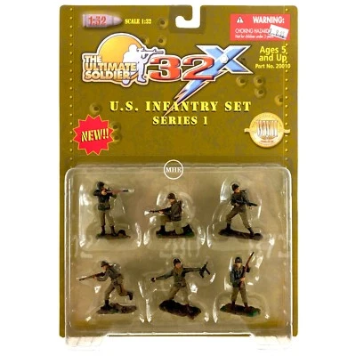 Набор фигурок 1:32 21st Century Toys Ultimate Soldier серия WWII армия США 6 фигурок - Изображение 1 из 2