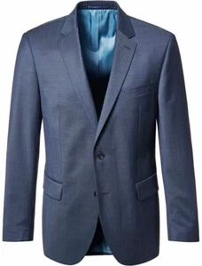 PIERRE CARDIN Brice Sakko 52250 Men Suit Blazer Wool Blend Jacket Blue 46 Us36 S - Picture 1 of 9