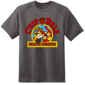 Chip N Dale Rescue Rangers Retro Kids Cartoon TV Show 80's T Shirt He Man - Picture 1 of 1