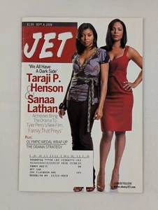 JET MAGAZINE Taraji Henson & Sanaa Lathan in Tyler Perry's New Film & Obama 2008 - Picture 1 of 2