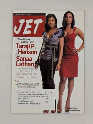 JET MAGAZINE Taraji Henson & Sanaa Lathan in Tyler Perry's New Film & Obama 2008 - Image 1 of 2