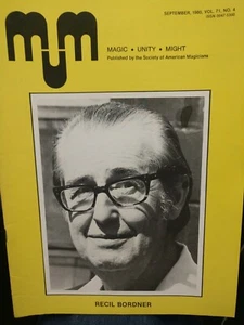 Recil Bordner Issue MUM Magazine 1980 Vol. 71 No. 4 - Picture 1 of 1