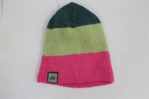 Ride Snowboard Para mujer Rayas Reversible Gorro Rosa Un Doodle Nuevo - Imagen 1 de 1