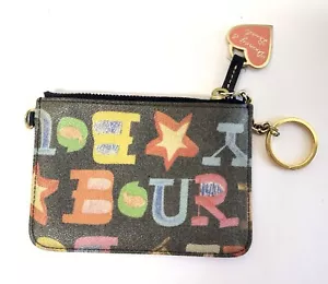 Bracciale vintage DOONEY & BOURKE in pelle ciottolata Y2K cerniera senza cinturino da polso - Foto 1 di 8