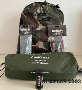 DPM Camo Army Den Kit Kid's Children's Rucksack Netting Cadet Style - Picture 1 of 13