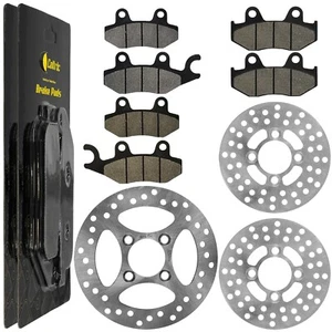Front Rear Brake Disc Rotor W/Pad For Yamaha YFZ450 2006-2009 (Not For YFZ450R ) - Bild 1 von 9