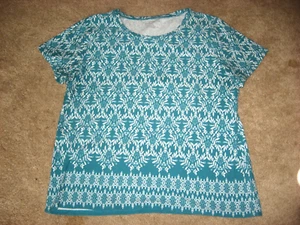 Camisa Top Mujer Nueva Sin Etiquetas Tejida Manga Corta Elastizada Ann Taylor XL - Imagen 1 de 1