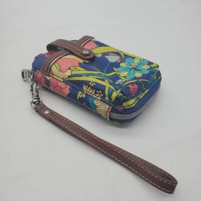 Sakroots Muñequera Bolso sin asas Paz Colorido Teléfono Cartera Vibrante Estampado Floral Correa Foto 1 de 4