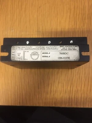 Dart 700BDC120 DC Drive Speed Control, 11-40VDC IN, 10-36VDC OUT - Image 1 of 4