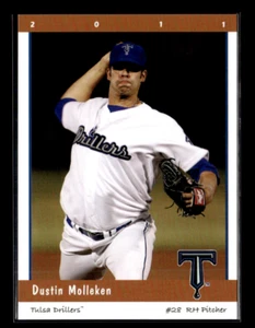 Dustin Molleken 2011 Tulsa Driller Team Set - Picture 1 of 2
